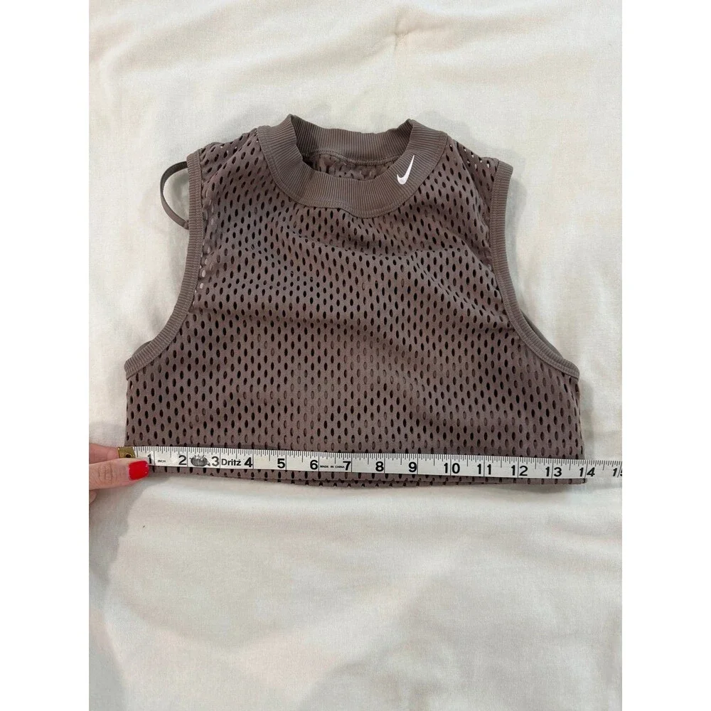 Nike Dri-FIT Mesh Cropped tank bra M